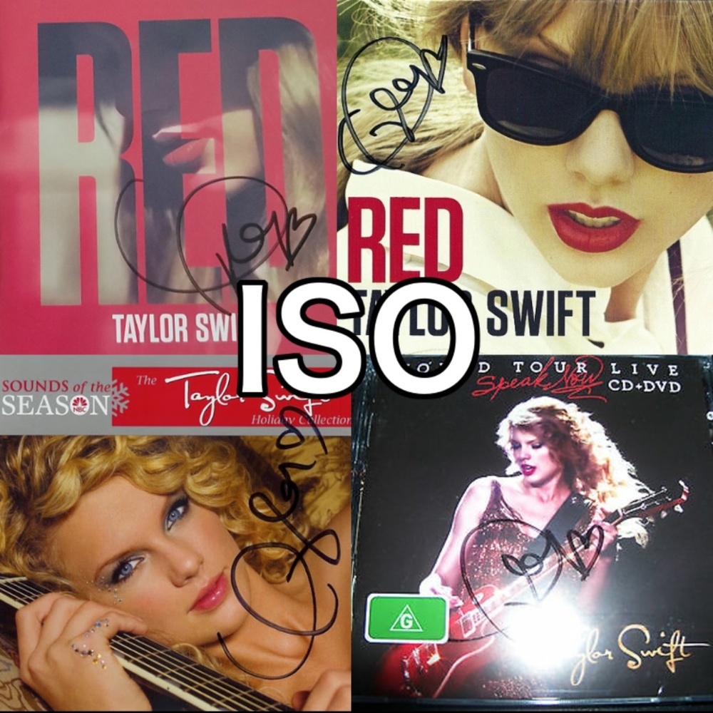 Taylor Swift Autographs/Signed CDs